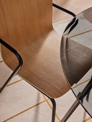 MADE.COM Set of 2 Black Sadie Dining Chairs - Image 4 of 4