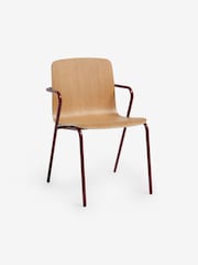 MADE.COM Set of 2 Burgundy Red Sadie Dining Chairs - Image 5 of 6