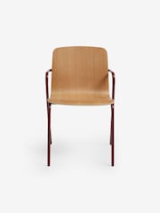 MADE.COM Set of 2 Burgundy Red Sadie Dining Chairs - Image 6 of 6
