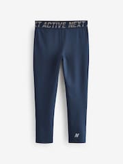 Navy Blue Base Layer Leggings (3-16yrs) - Image 1 of 3