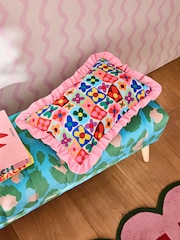Eleanor Bowmer Multi Today Is A Good Day Floral Ruffle Edge Cushion - Image 2 of 5