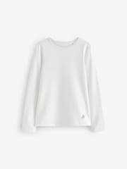 White Long Sleeve Base Layer Top (3-16yrs) - Image 1 of 3