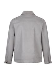 Luke 1977 Grey Dax Concrete Faux Suede Jacket - Image 5 of 6