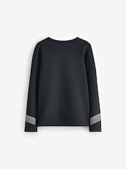 Black Long Sleeve Base Layer Top (3-16yrs) - Image 2 of 3
