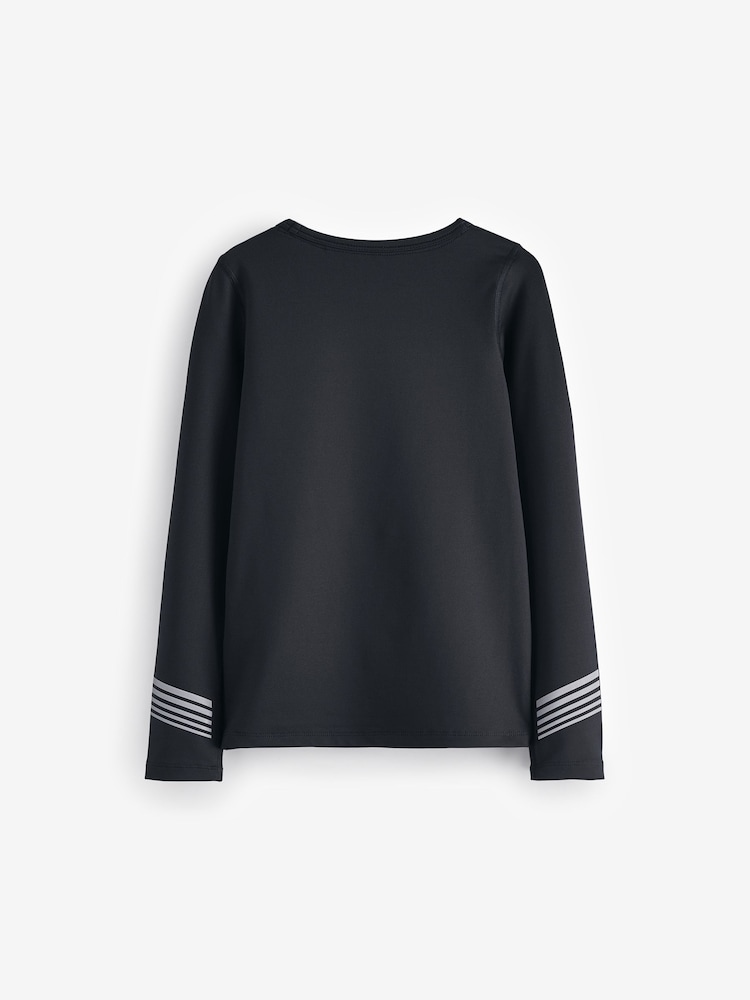 Schwarz - Langärmliges Baselayer-Oberteil (3-16 Jahre) - Bild 2 von 3 Schwarz - Langärmliges Baselayer-Oberteil (3-16 Jahre) - Bild 2 von 3