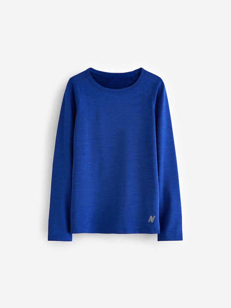 Cobalt Blue Long Sleeve Base Layer Top (3-16yrs) - Image 1 of 3