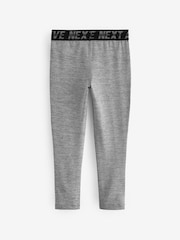 Grey Textured Base Layer Leggings (3-16yrs) - Image 2 of 3
