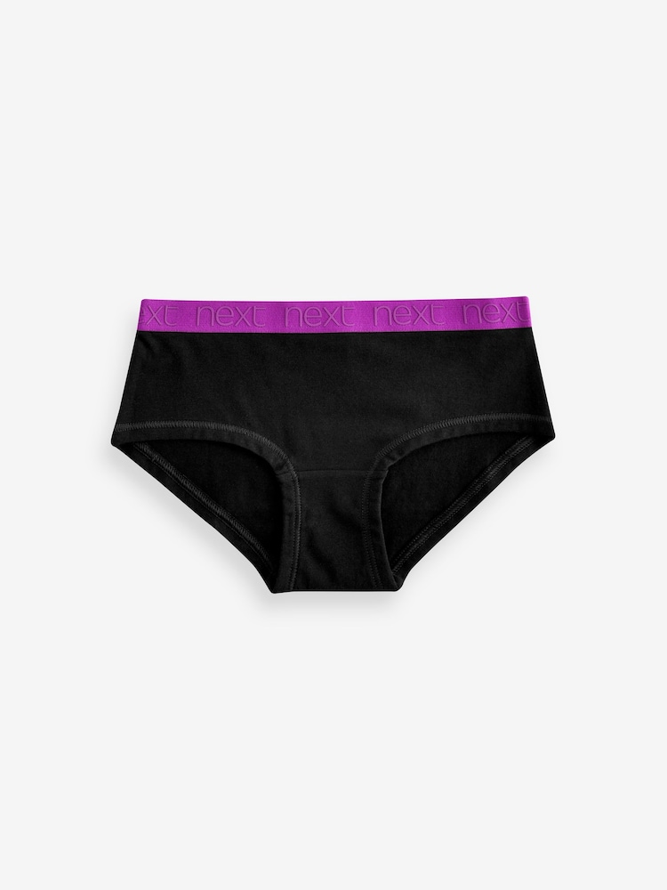 Black Hipster Briefs 5 Pack (2-16yrs) - Image 2 of 8