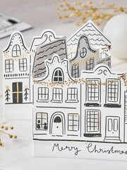 Twilight Houses 10 Pack Christmas Multipack Cards - Image 2 of 3