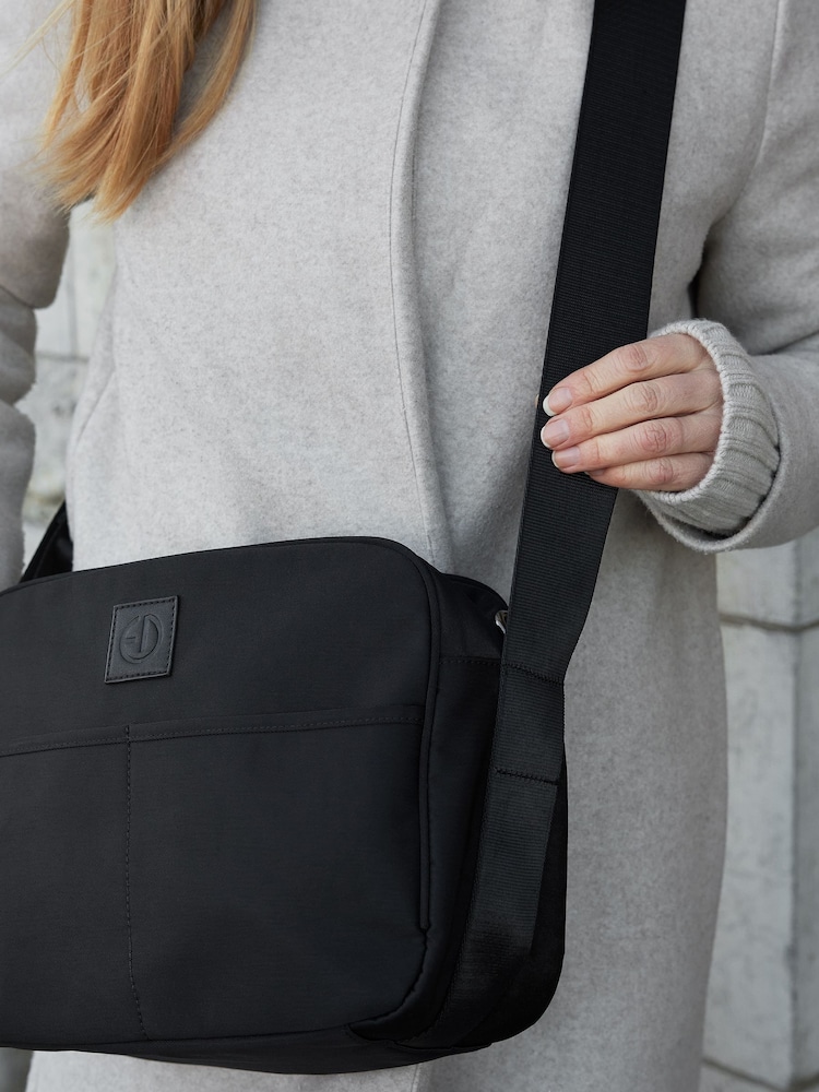 Elodie Details Black Cross-Body Changing Bag - Image 1 of 4 Elodie Details Black Cross-Body Changing Bag - Image 1 of 4