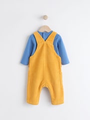 Bright Transport Corduroy 100% Cotton Baby Dungarees and Bodysuit Set (0mths-2yrs) - Image 2 of 12