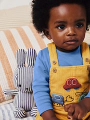 Bright Transport Corduroy 100% Cotton Baby Dungarees and Bodysuit Set (0mths-2yrs) - Image 4 of 12