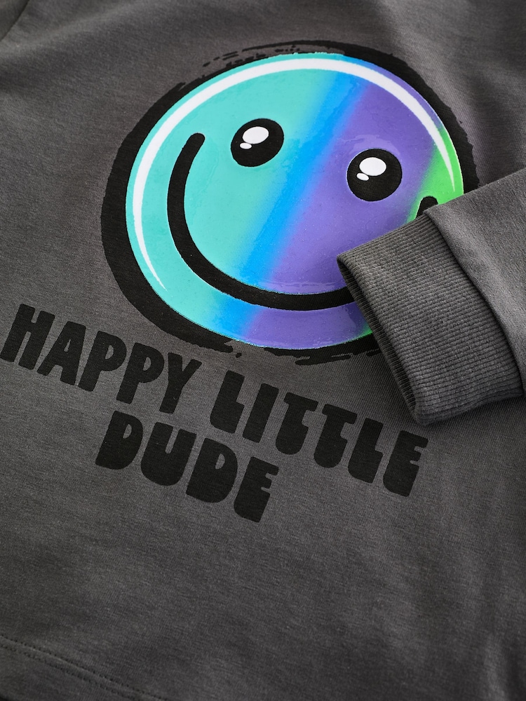 Grey 100% Cotton Long Sleeve Character T-Shirt (3mths-7yrs) - Image 3 of 3 Grey 100% Cotton Long Sleeve Character T-Shirt (3mths-7yrs) - Image 3 of 3