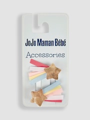 JoJo Maman Bébé Gold 2-Pack Star Clips - Image 1 of 3