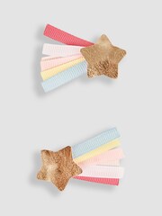 JoJo Maman Bébé Gold 2-Pack Star Clips - Image 2 of 3