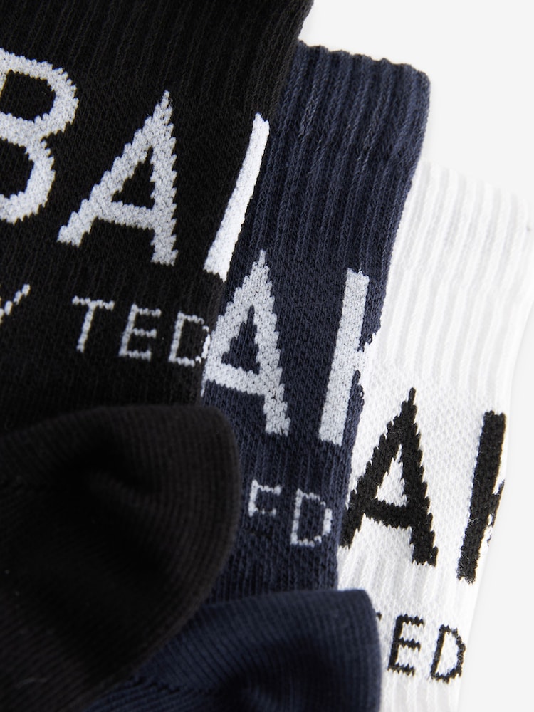 Multi - Lot de 3 chaussettes Baker by Ted Baker - Image 5 of 6