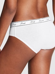 PINK Black/Grey/White/Blue/Navy Blue Hipster 5 Pack Knickers - Image 3 of 3