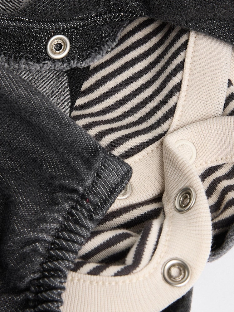 Mono Koala Baby Denim Dungarees and Bodysuit Set (0mths-2yrs) - Image 13 of 15