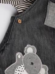 Mono Koala Baby Denim Dungarees and Bodysuit Set (0mths-2yrs) - Image 14 of 15