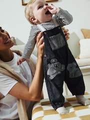 Mono Koala Baby Denim Dungarees and Bodysuit Set (0mths-2yrs) - Image 2 of 15