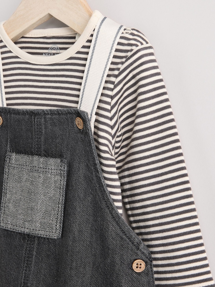 Mono Koala Baby Denim Dungarees and Bodysuit Set (0mths-2yrs) - Image 8 of 15
