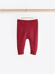 Red Knitted Top and Leggings Baby Set (0mths-2yrs) - Image 10 of 16