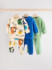 Bright Character Baby Sweatshirt and Joggers Set 6 Pack - Image 1 of 15