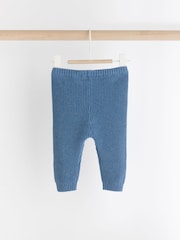 Blue Bear - Baby Knitted Top and Leggings Set (0mths-2yrs) - Изображение 5 из 9