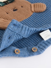 Blue Bear - Baby Knitted Top and Leggings Set (0mths-2yrs) - Изображение 8 из 9