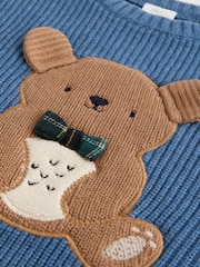 Blue Bear - Baby Knitted Top and Leggings Set (0mths-2yrs) - Изображение 9 из 9