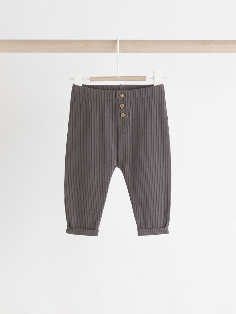 Neutral/Mono - Zestaw 3 częściowy z dzianinową kamizelką i legginsami (0 mies. – 2 lata) - Image 9 of 14