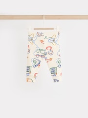 Ochre Yellow Transport Baby Knitted Top and Leggings Set (0mths-2yrs) - Image 10 of 15