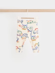 Ochre Yellow Transport Baby Knitted Top and Leggings Set (0mths-2yrs) - Image 8 of 15