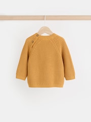 Ochre Yellow Transport Baby Knitted Top and Leggings Set (0mths-2yrs) - Image 9 of 15