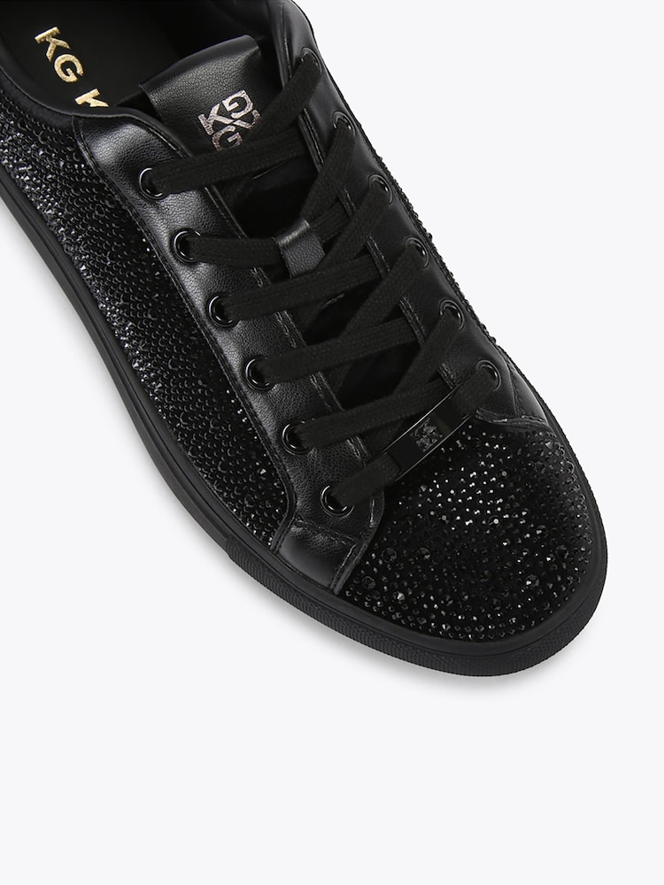 KG Kurt Geiger Black Digby Trainers - Image 4 of 4 KG Kurt Geiger Black Digby Trainers - Image 4 of 4