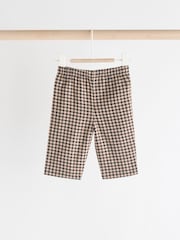 Brown Check Baby 100% Cotton Knitted Jumper and Trousers 3 Piece Set (0mths-2yrs) - Image 11 of 18