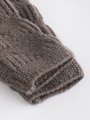 Brown Check Baby 100% Cotton Knitted Jumper and Trousers 3 Piece Set (0mths-2yrs) - Image 16 of 18