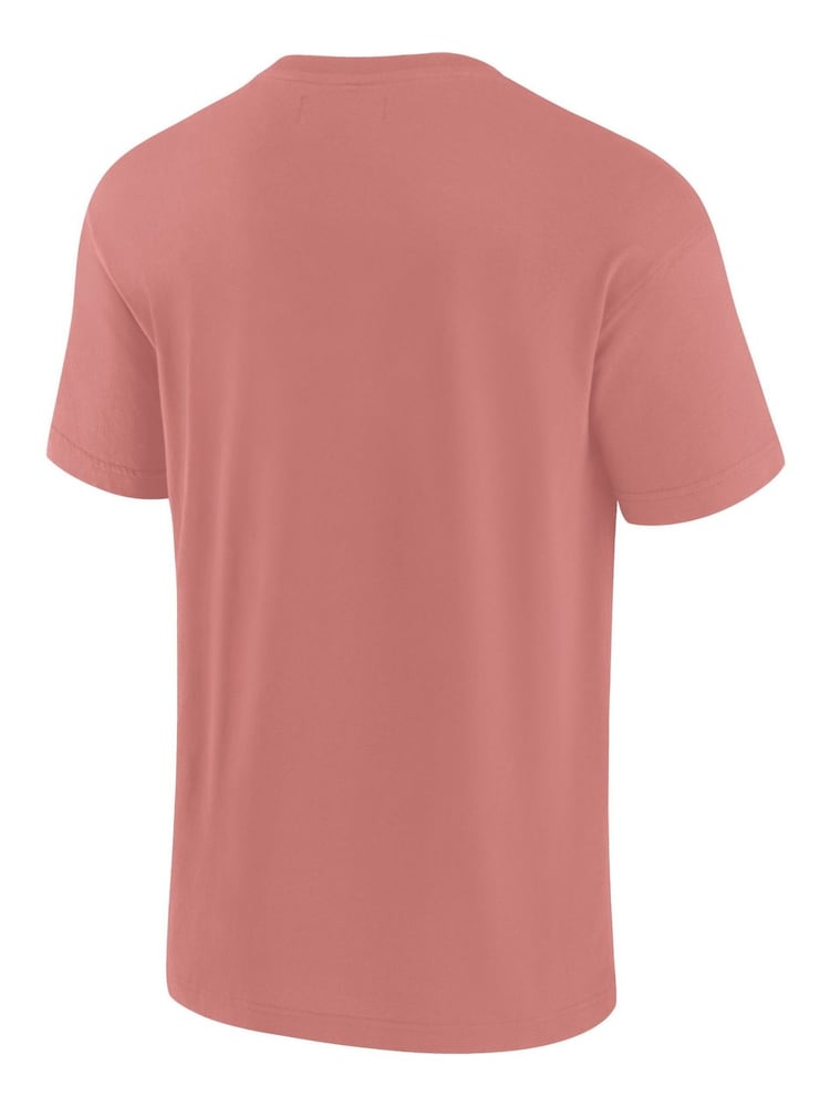 Fanatics Pink MLB Los Angeles Dodgers Terrazzo Short Sleeve Crew 100% Cotton T-Shirt - Image 3 of 3