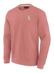 Fanatics Pink MLB Chicago White Sox Terrazzo Fleece Crew Sweatshirt - Image 2 of 3