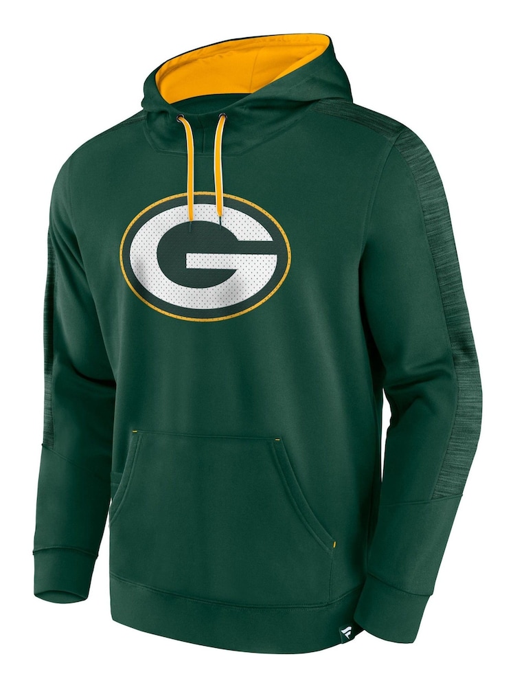 Fanatics NFL Green Bay Packers Defender Streaky Poly Fleece Pullover Hoodie - Image 2 of 3