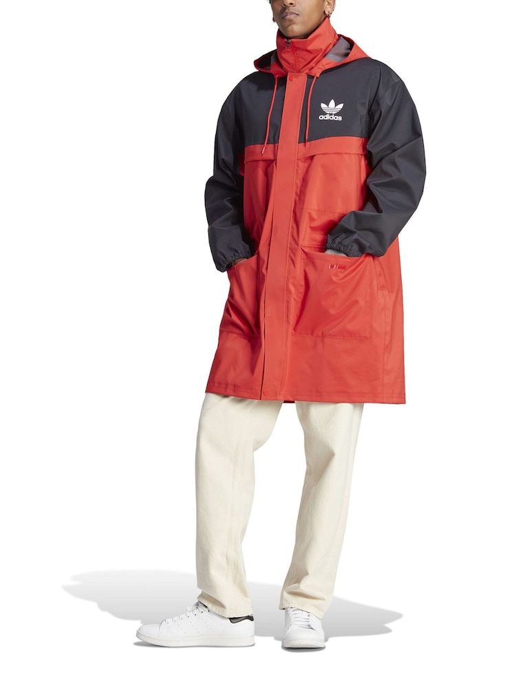 adidas Red Manchester United x Originals Bench Jacket - Image 1 of 5