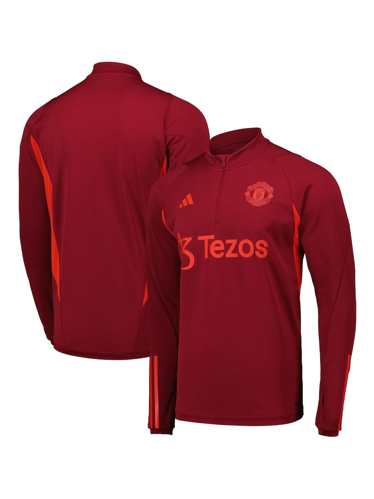adidas Red Manchester United European Training Top - Image 1 of 5