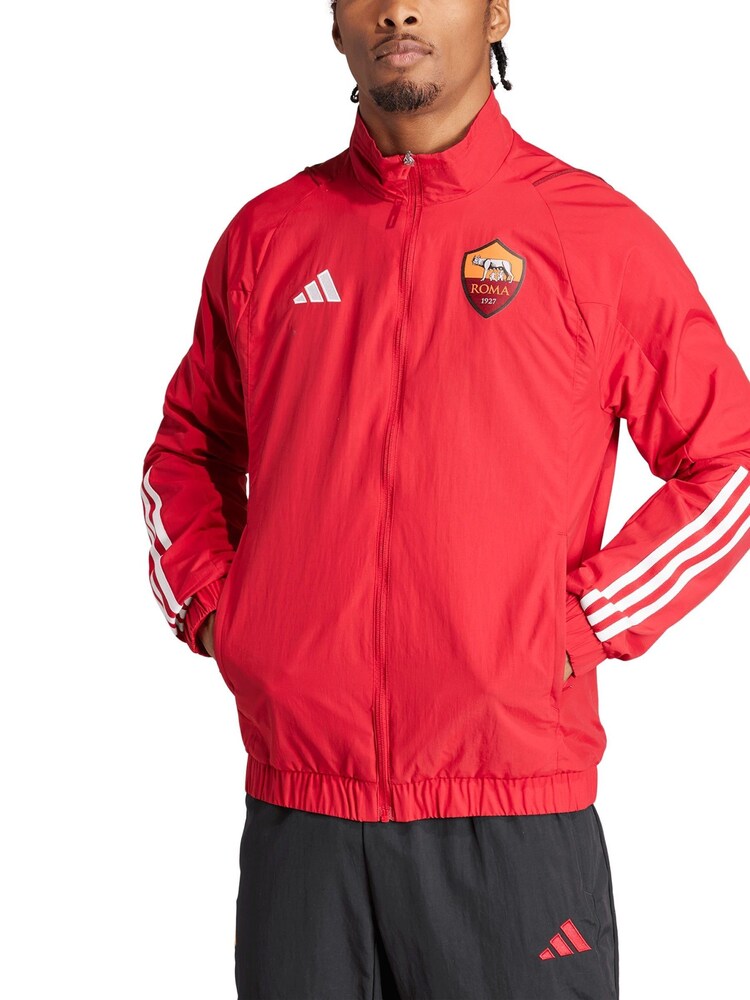 adidas Red AS Roma Anthem Jacket - Image 1 of 2