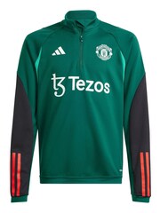 adidas Green Manchester United Training Top Kids - Image 2 of 3