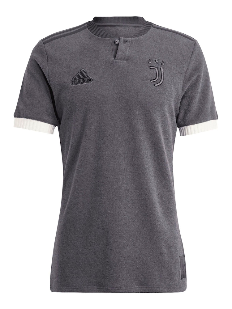 adidas Grey Juventus Third Lifestyler T-Shirt - Image 2 of 3 adidas Grey Juventus Third Lifestyler T-Shirt - Image 2 of 3