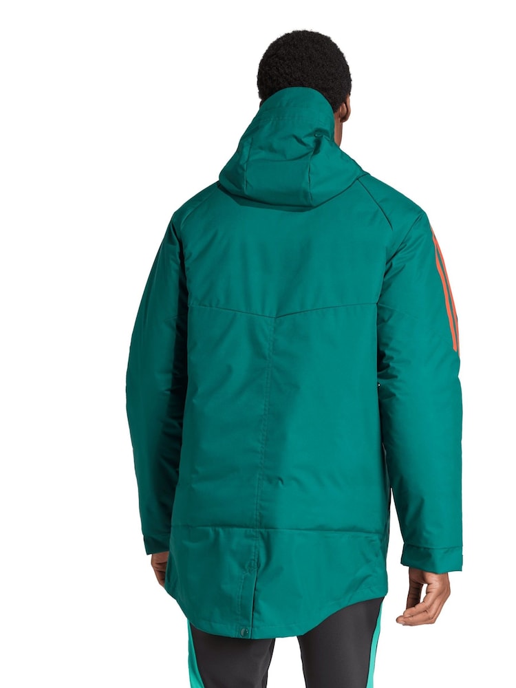 adidas Green Manchester United Training Stadium Parka Jacket - Image 2 of 3