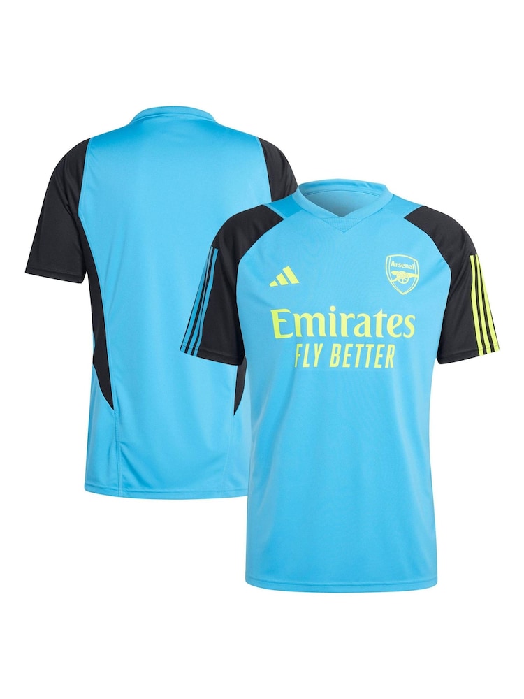 adidas Blue Arsenal Training Shirt - Image 1 of 3 adidas Blue Arsenal Training Shirt - Image 1 of 3