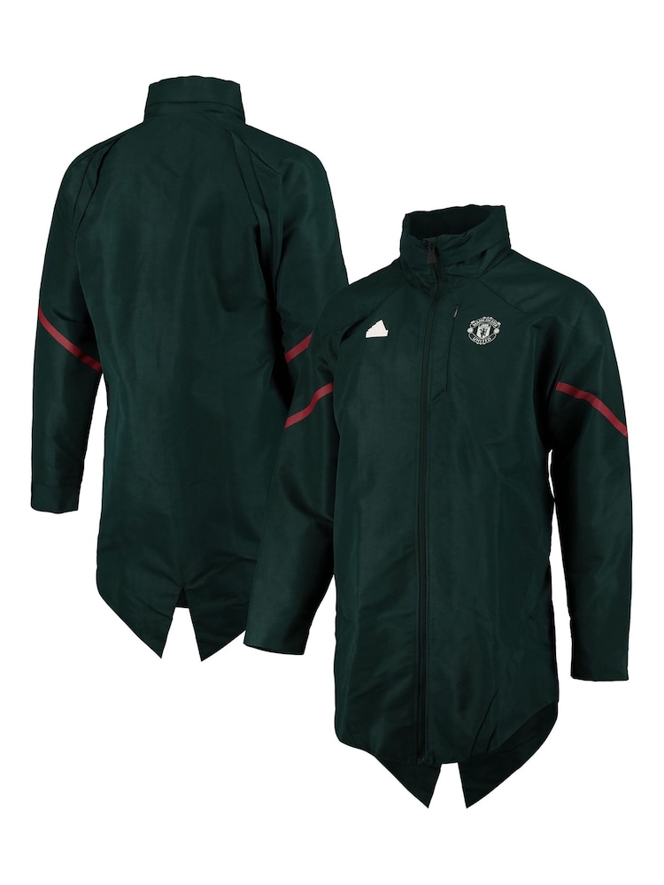 adidas Black Manchester United Travel Jacket - Image 1 of 3