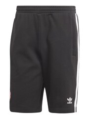 adidas Black 100% Cotton Manchester United x Originals Shorts - Image 5 of 5