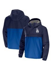 Fanatics Blue MLB Los Angeles Dodgers Midweight Overhead Jacket - Image 1 of 3